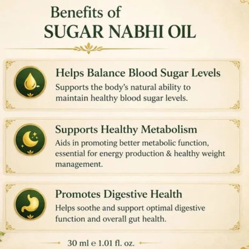 Sugar Balance Nabhi Oil | Herbal Belly Button Massage Oil | Ayurvedic-Inspired Navel Care Oil | 30ml - Image 5