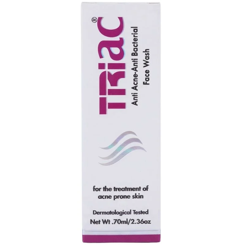 Triac Advanced Anti Acne Face Wash | Deep Cleansing Facial Wash for Acne-Prone Skin | 70ml - Image 2