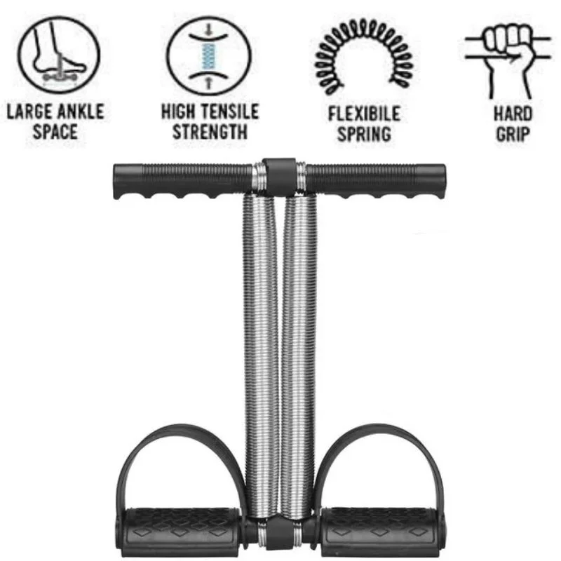 Double Spring Resistance Training Tummy Trimmer | Abdominal Exercise & Full Body Workout Tool | Home Gym Fitness Equipment - Image 2