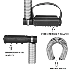Double Spring Resistance Training Tummy Trimmer | Abdominal Exercise & Full Body Workout Tool | Home Gym Fitness Equipment