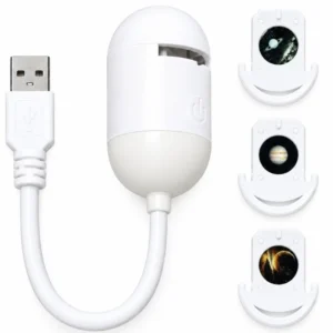 Galaxy Starry Sky Lamp Box | 2-in-1 Projector Night Light with 3  Projection Lenses | Built-in Night Light