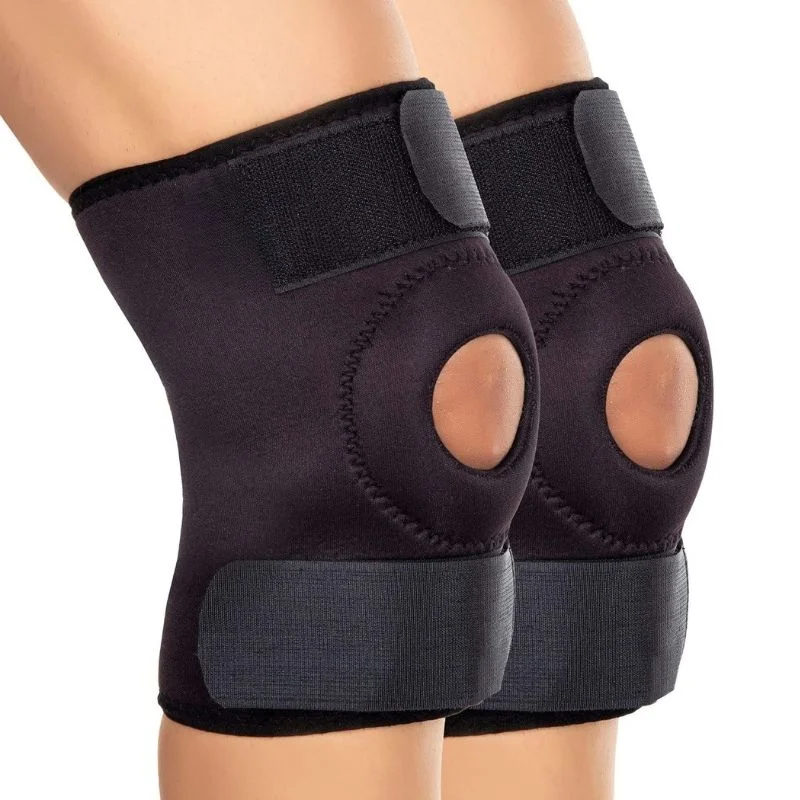 Adjustable Open Patella Knee Support Brace | Compression Knee Cap for Gym, Running, Walking & Sports | Joint Support for Men & Women | Random Color - Image 8