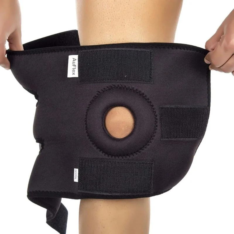 Adjustable Open Patella Knee Support Brace | Compression Knee Cap for Gym, Running, Walking & Sports | Joint Support for Men & Women | Random Color - Image 4